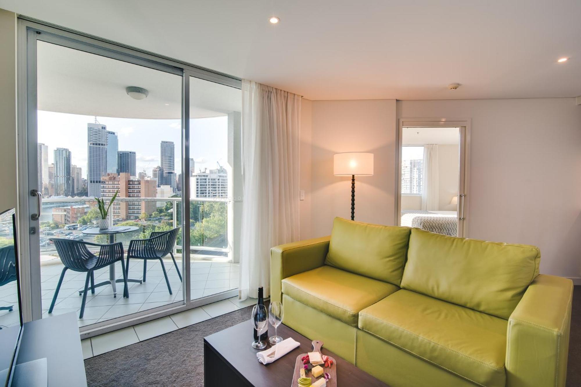 The Point Brisbane Hotel Exteriér fotografie Living room